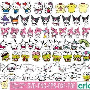 Kawaii Kitty Svg, Kawaii Kitty Svg Bundle, Cute Cat Svg, Kitty Svg, Kawaii Kitty Clipart, Kawaii Kitty Svg