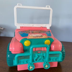1987 Barbie Western Fun Desert Rider Pink Jeep - Vintage