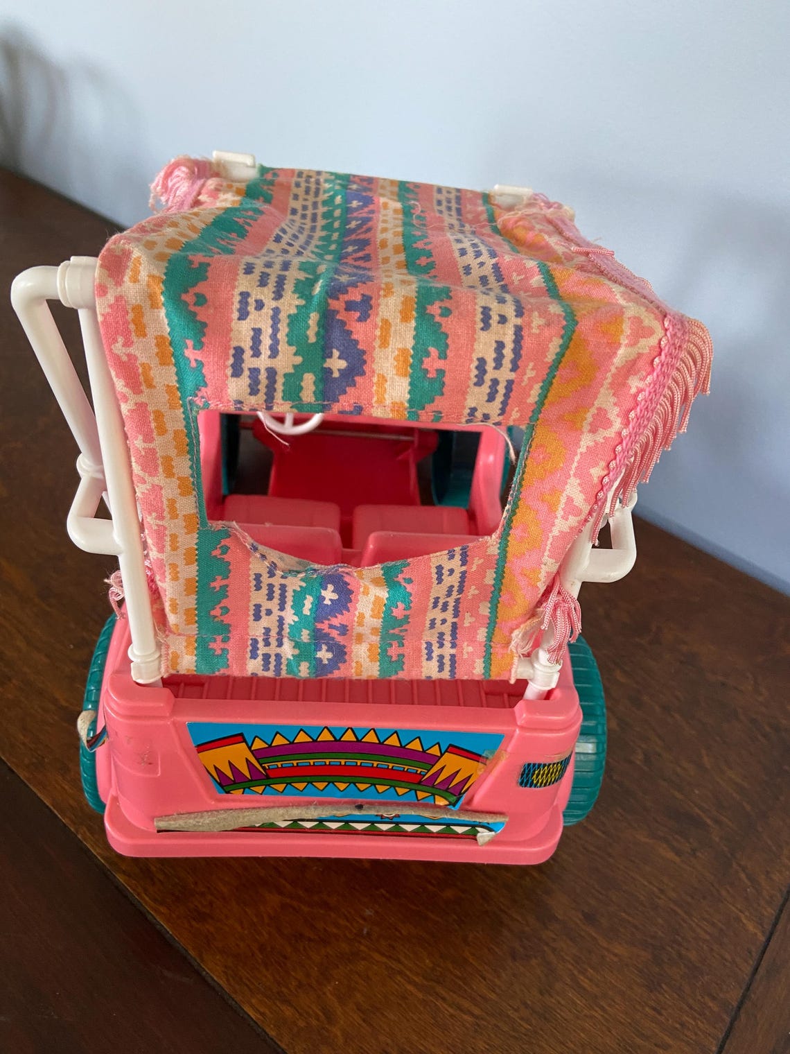 1987 Barbie Western Fun Desert Rider Pink Jeep - Vintage - Etsy
