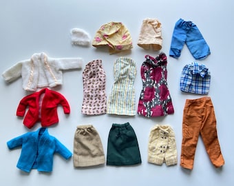 Ropa para muñecas Barbie de los años 90: ropa informal y de oficina, Mattel vintage, varias prendas para muñecas, hechas a mano y comerciales