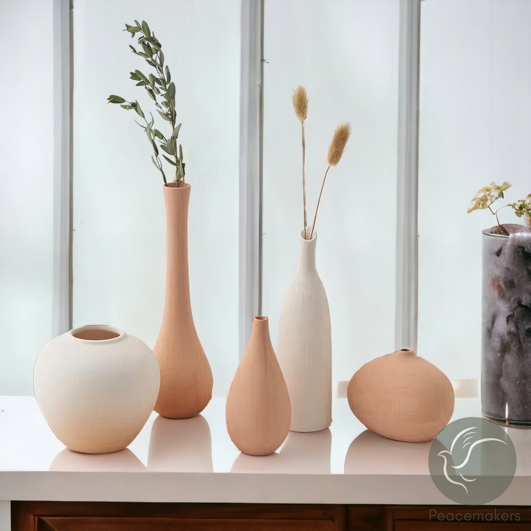 Buy Unique Ceramic Flower Vase Tall Nordic Pottery Vase Online in India
