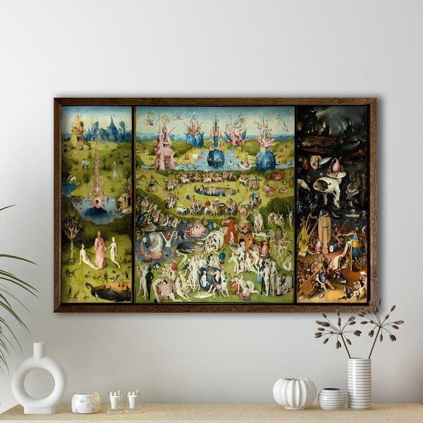 The Garden of Earthly Delights 1515 Canvas Art Print by Hieronymus Bosch