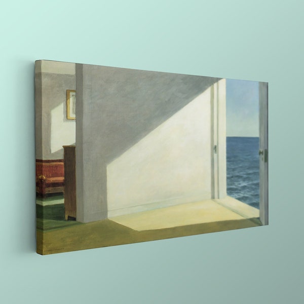 Edward Hopper Rooms by the Sea (1951) poster, Edward Hopper print, Edward Hopper wall art, Edward Hopper exhibition print