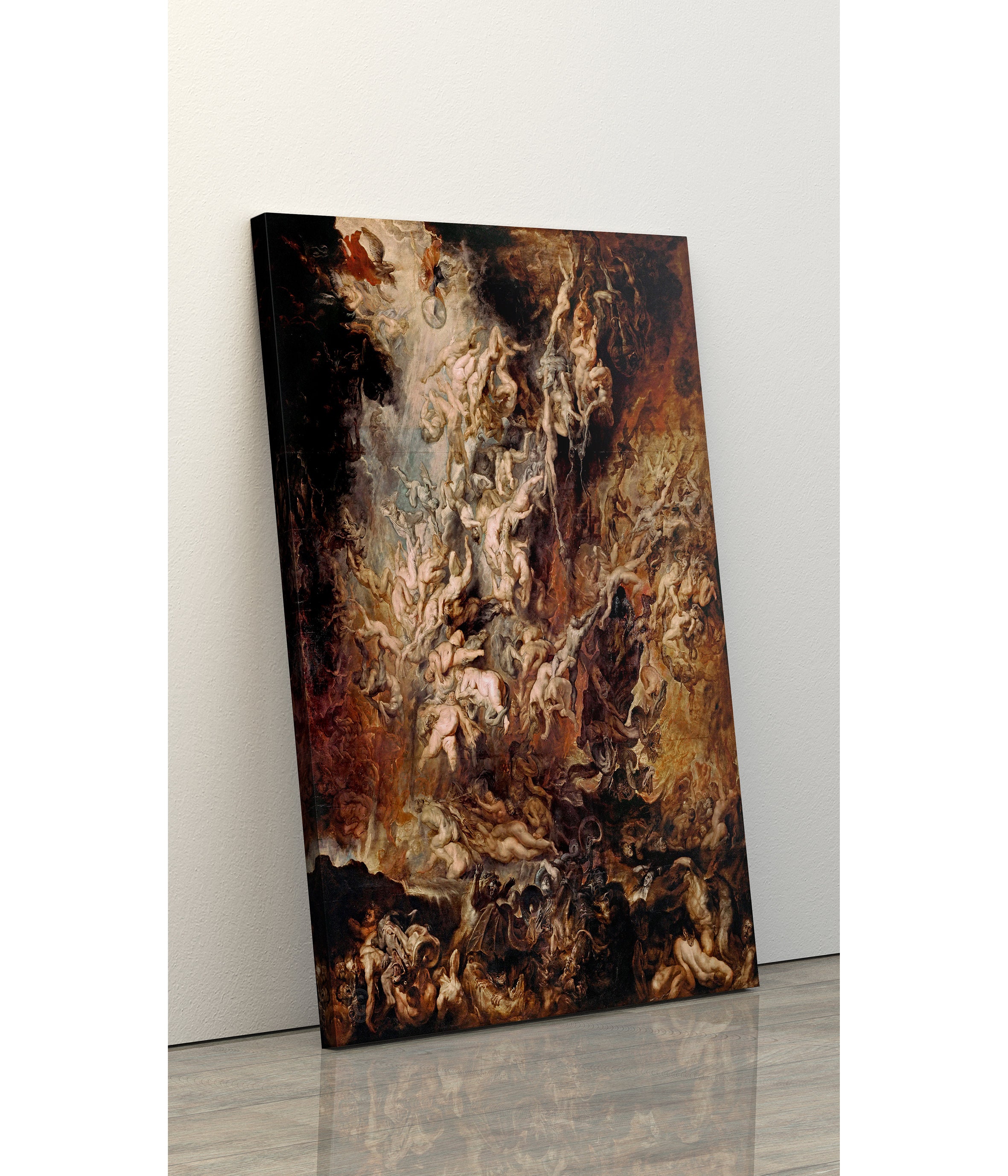 Abstract Canvas Art painting called Dantes Inferno by Seb