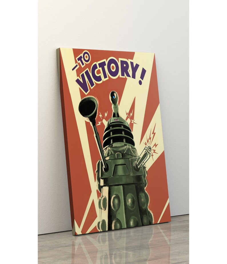 Doctor Who Poster,To Victory Dalek Tv Show Poster image 1
