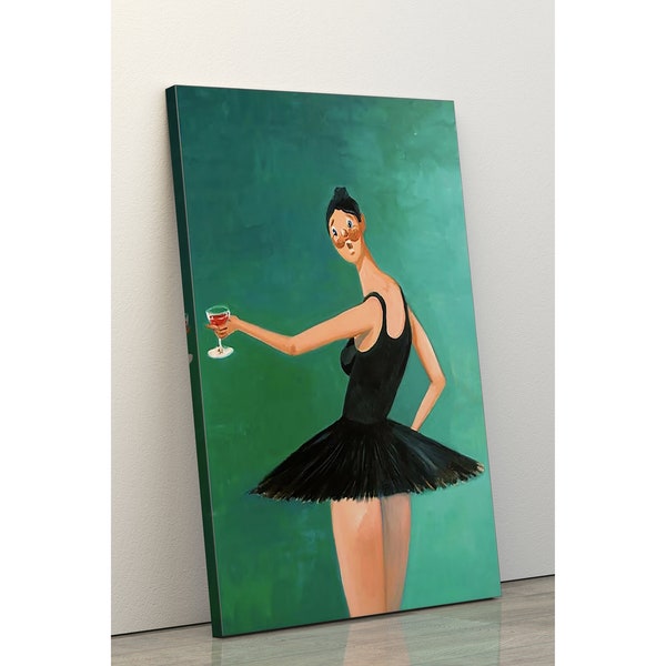 Kanye West, Runaway Beautiful Dark Twisted Fantasy Ballerina Fine Art Contemporary, Home Decor, Album Print