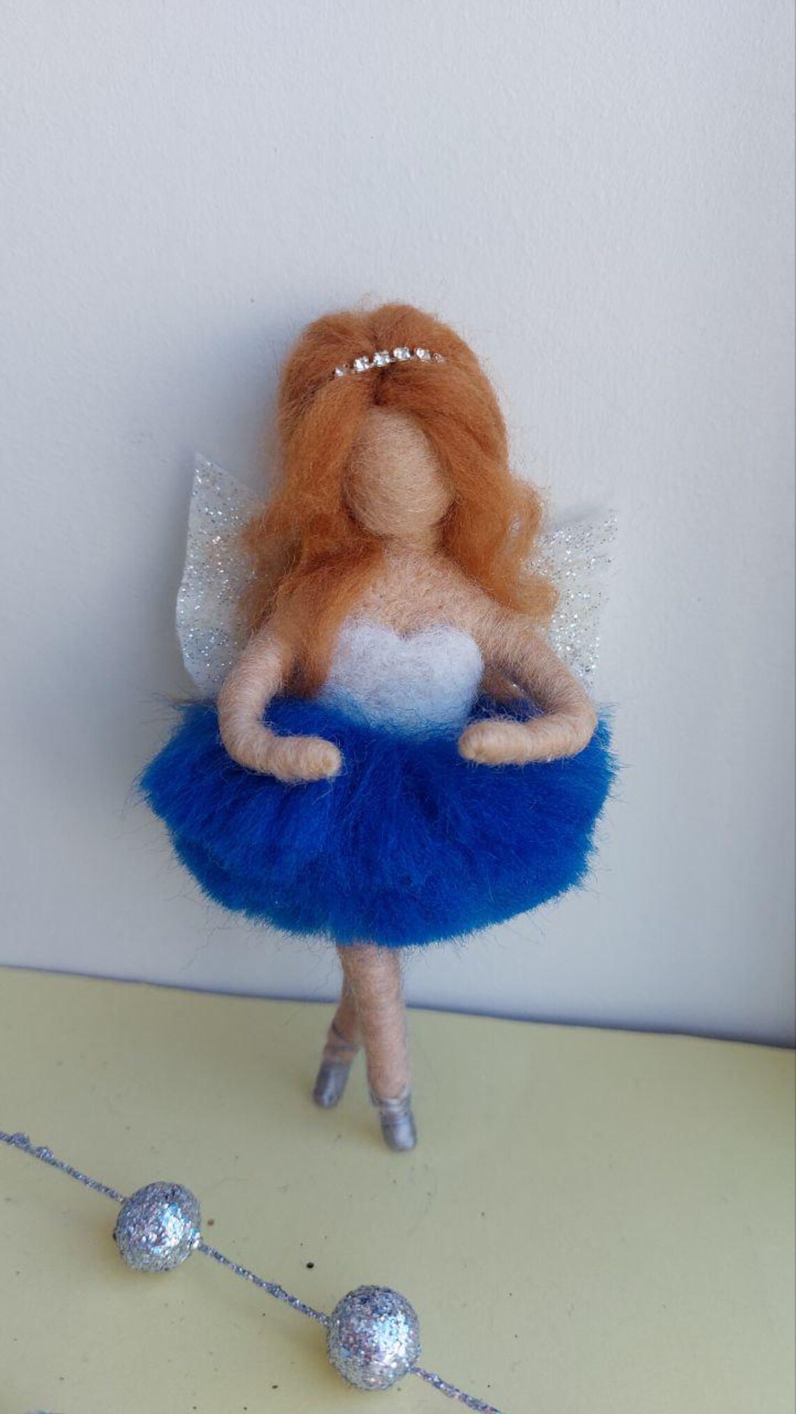 Needle Felted Ballerina Figure - Wool Nursery Wall Art - Etsy