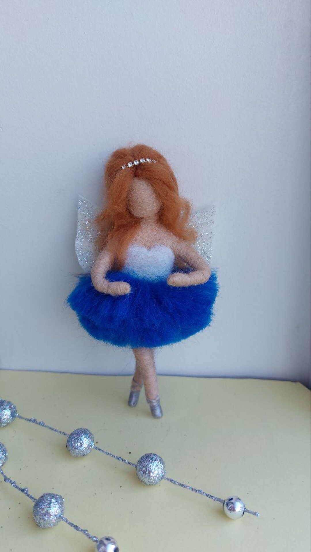 Needle Felted Ballerina Figure - Wool Nursery Wall Art - Etsy