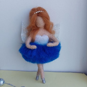 Ballerina Wall Hanging - Ballerina Needle Felted Figure - Nursery Wall Art - Ballet Lover Gift