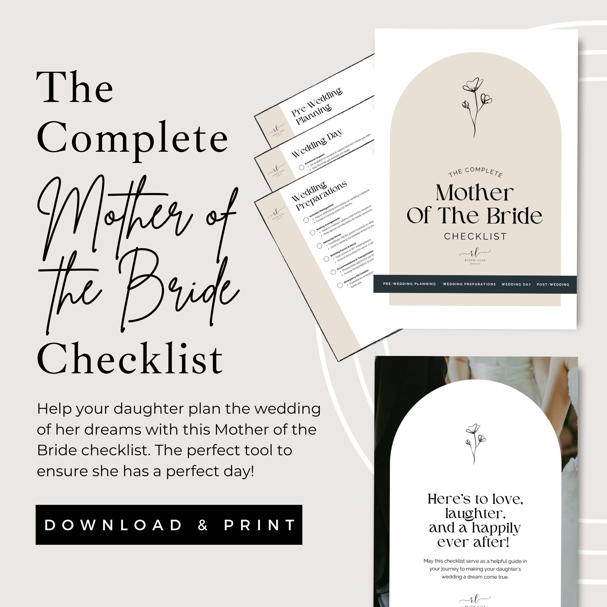 The Mother of the Bride Guide: A Modern Mom's Guide to Wedding Planning [Book]