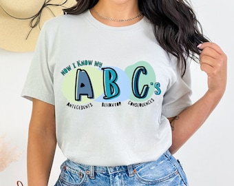 ABA Shirt for BCBA, Aba Shirt for RBT, Funny Aba Shirt, Behavior Analuyst Shirt, Behavior Technicia Shirt, Sped Teacher Shirt