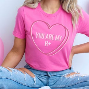 Camiseta ABA, Camiseta BCBA de San Valentín, Camiseta RBT de San Valentín, Eres mi reforzador, Regalo ABA de San Valentín, Camiseta retro para BCBA imagen 2