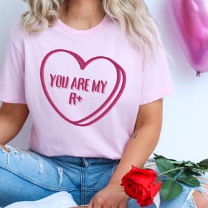 Camiseta ABA, Camiseta BCBA de San Valentín, Camiseta RBT de San Valentín, Eres mi reforzador, Regalo ABA de San Valentín, Camiseta retro para BCBA imagen 3