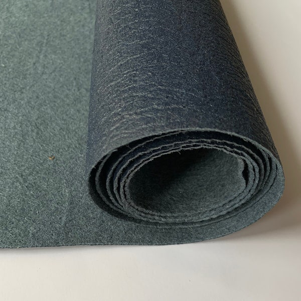 Piñatex Blue | 300x400mm (12"x15.5") | Pineapple Leather Alternative | Vegan Fabric | ECO Friendly Fabric | Sustainable Fabric