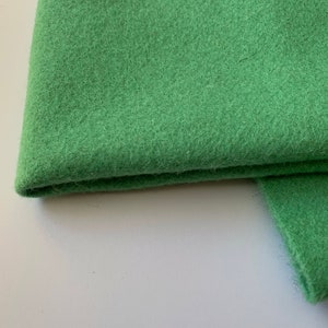 Burel Green | 400x700mm (15.5&quot;x27.5&quot;) | 100% Sheep&#39;s Wool | ECO Friendly Fabric | Sustainable Fabric
