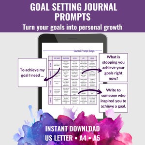 Doelen stellen dagboekaanwijzingen, maandelijks reflectiewerkblad, begeleid dagboek voor zelfreflectie, persoonlijke groei en goede voornemens voor het nieuwe jaar
