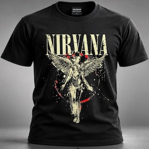Nirvana t-shirt, 100 % bomull