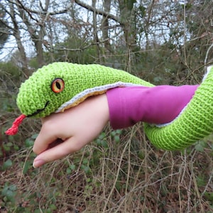 Ying the Snake Crochet PATTERN for Lunar New Year UK terms (with US conversions) 62cm