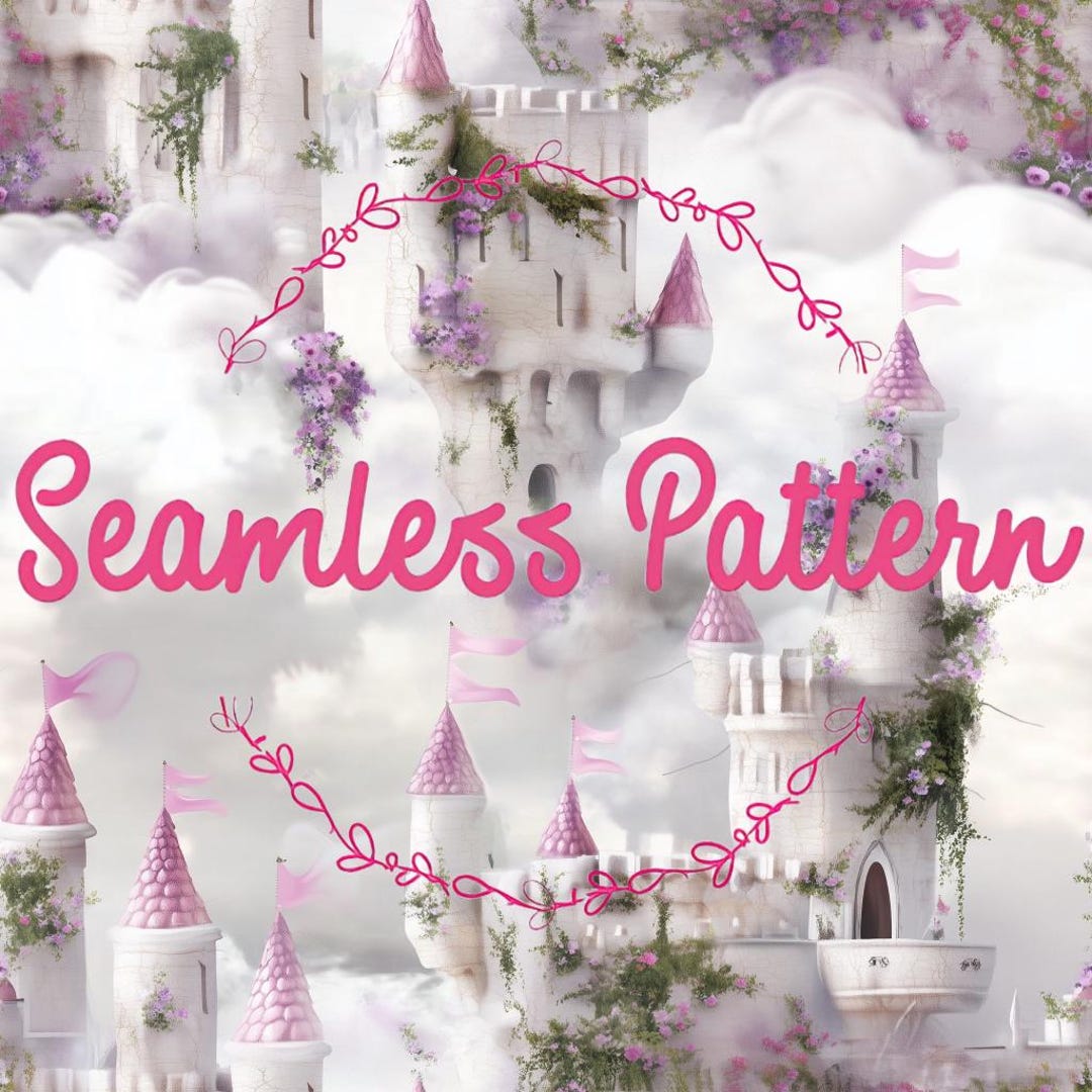 Castle Pattern Edge Robe Dreamy Fairytale Princess Castle Pattern - Etsy