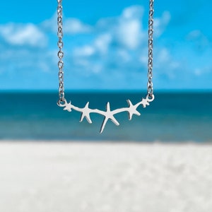 Cute Little Starfish Necklace - Handmade Ocean Jewelry, Unique Gift, Beach Inspired Accessories