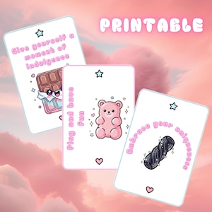 Sweet Self-Love Oracle Deck (Digital PDF) – 33 Sugar-Themed Cards + 7 Blank for Your Own Messages | Sugar x Tarot