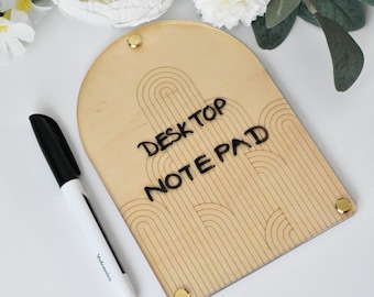 Dry erase board, acrylic notepad, desktop notepad, acrylic to do list, to do list notepad, acrylic organizer, calendar for desk