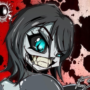 ¡Ya llegó la temporada espeluznante de la Vampira Thicc Waifu! Impresión brillante de alta calidad, 28 x 43 cm (para mayores de 18 años)