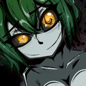 Oppai fantasma maldito de núcleo de slime de waifu de Halloween, impresión brillante de alta calidad, 28 x 43 cm (para mayores de 18 años)