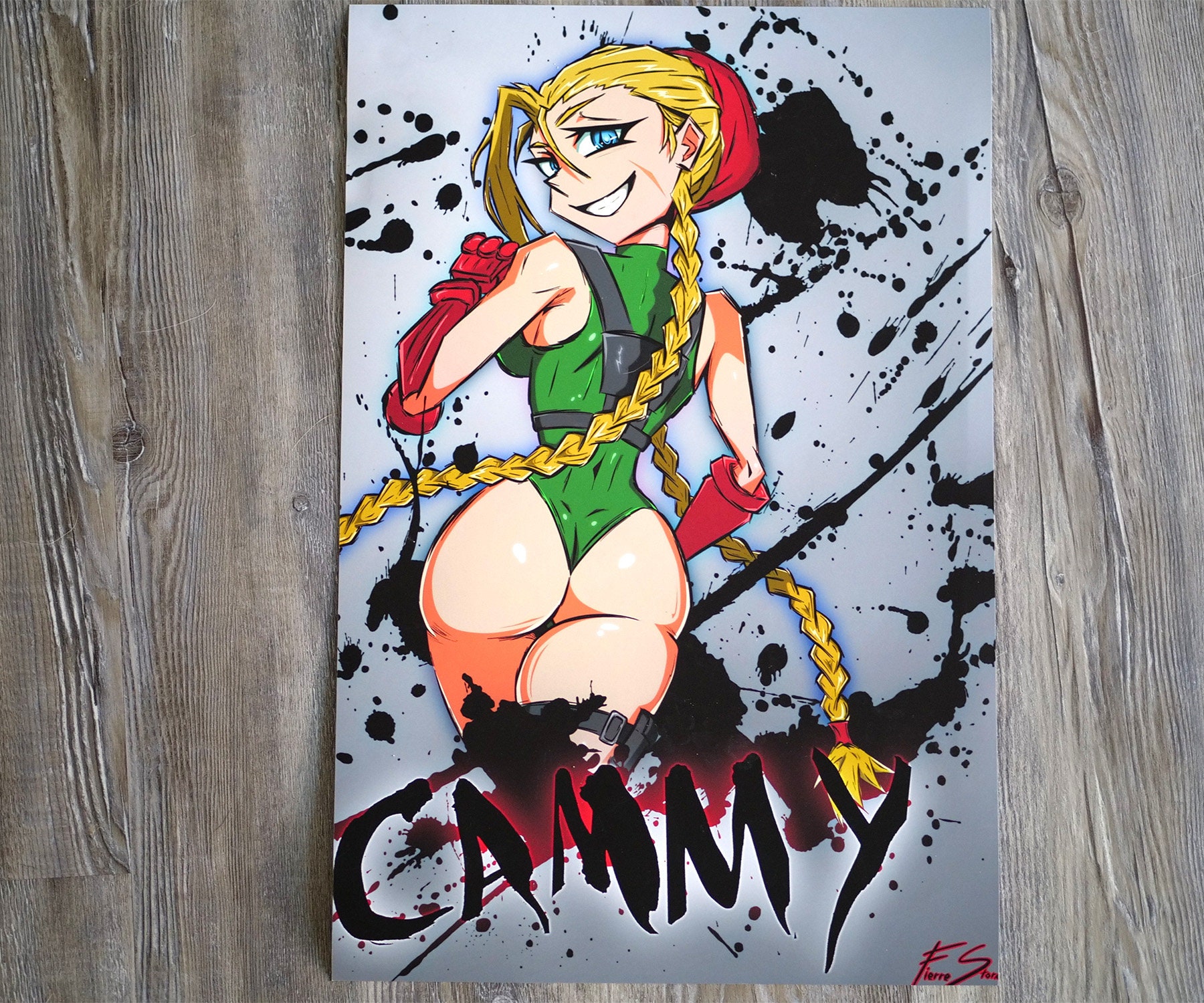 CAMMY STREET FIGHTER 6 (JACKET), an art print by darkusomega - INPRNT