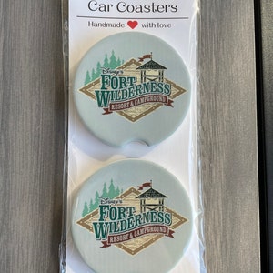 Disney Fort Wilderness, dessous de verre en voiture Fort Wilderness, céramique