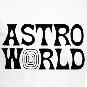 Archivos de corte digital Astroworld / Cricut / Silhouette Cameo / Archivos de corte SVG / PDF / Eps / DXF / PNG / Travis Scott