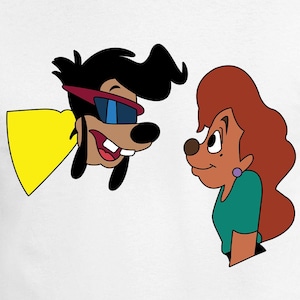 Max & Roxanne Digital Cut Files | Cricut | Silhouette Cameo | Svg Cut Files | PDF | Eps | DXF | PNG | A Goofy Movie