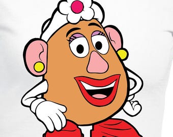 Mrs. Potato Head Inspired Files | Cricut | Silhouette Cameo | Svg Cut Files | Digital Files | PDF | Eps | DXF | PNG | Toy Story
