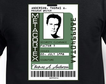 Matrix I.D. Card Digital Cut Files | Cricut | Silhouette Cameo | Svg Cut Files | PDF | Eps | DXF | PNG | The Matrix