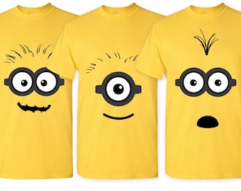 Minions Inspired 3-Piece Set Cut Files | Cricut | Silhouette Cameo | Svg Cut Files | Digital Files | PDF | Eps | DXF | PNG