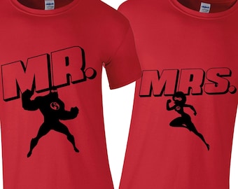 Mr. & Mrs Couples Set Digital Cut Files | Cricut | Silhouette Cameo | Svg Cut Files | PDF | Eps | DXF | PNG | The Incredibles