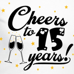 Conjunto de archivos de corte para parejas que celebran sus 15 años: Cricut, Silhouette Cameo, SVG, PDF, Eps, DXF y PNG.