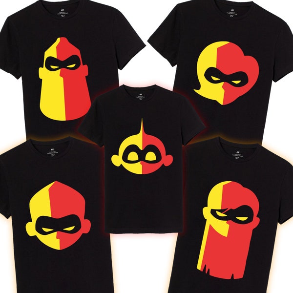 The Incredibles Family Set (5 Designs) Digital Cut Files | Cricut | Silhouette Cameo | Svg Cut Files | PDF | Eps | DXF | PNG | Incredibles