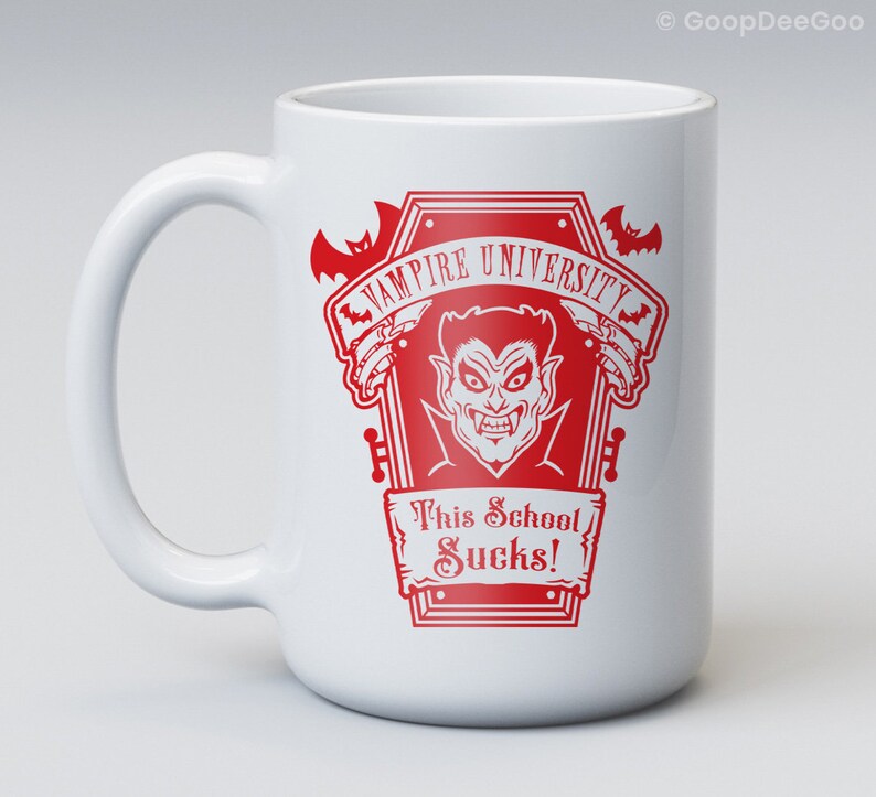 Vampire University Vampire University - Logo de l’école - SVG, PNG, EPS - Etsy France