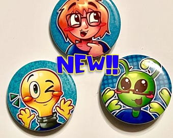 Fact Attack Adventures - pin set