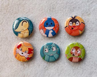 STARTERS movieunleashers : series pin set