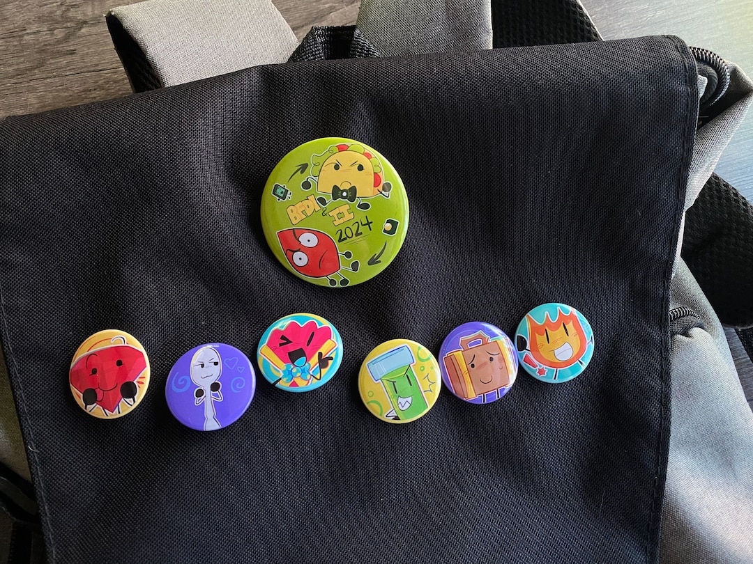 BFDI X II 2024 PIN Set - Etsy BFDI X II 2024 PIN Set - Etsy