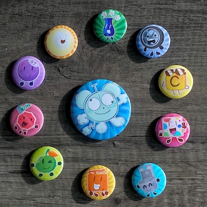 ITFT PIN SET ( its time for the ) Object Show