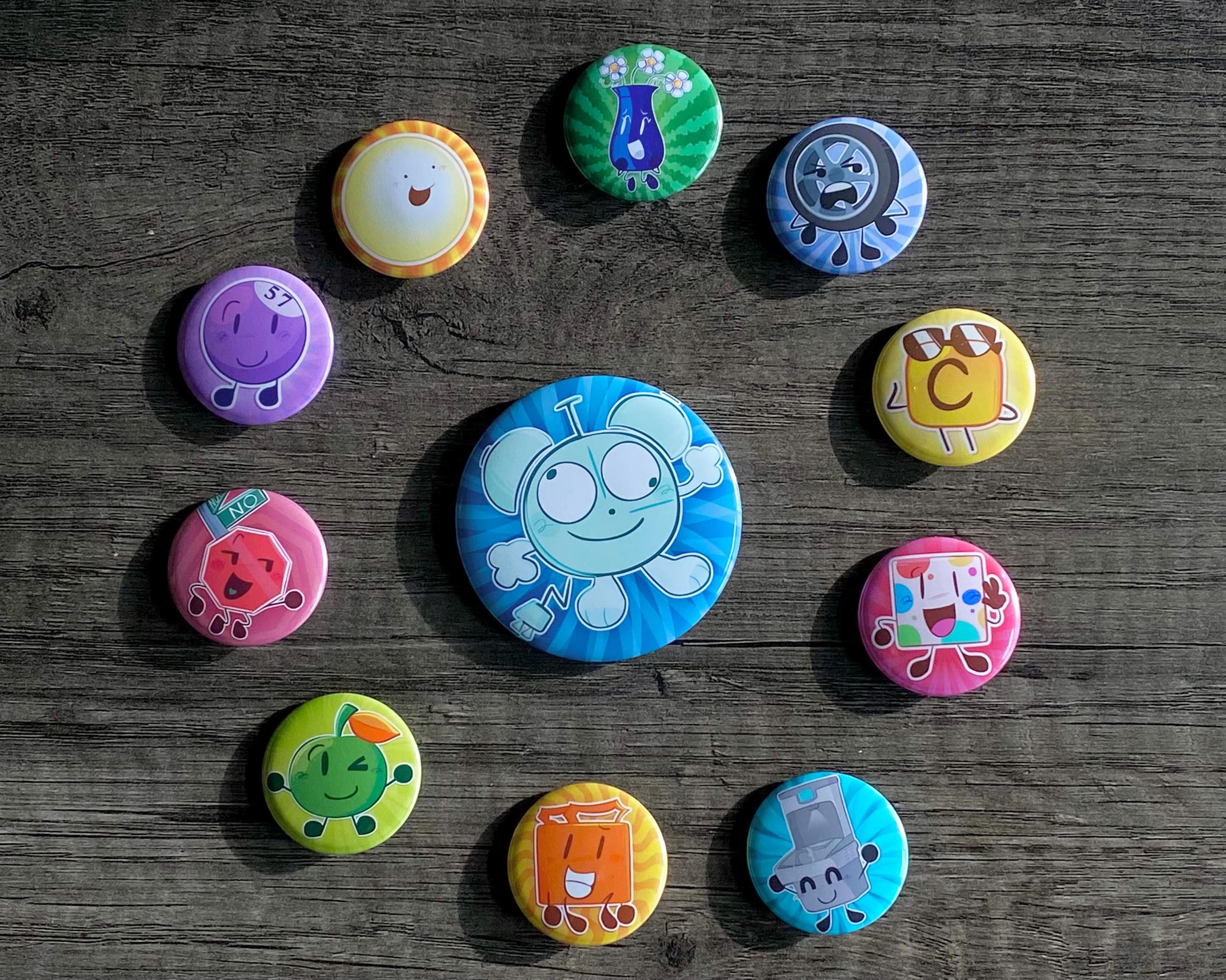 ITFT PIN SET ( Its Time for the ) Object Show - Etsy