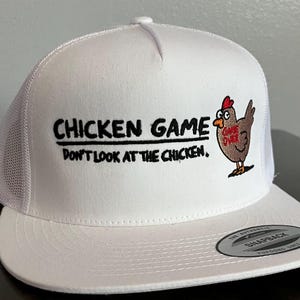 Chicken Game Embroidered Hat