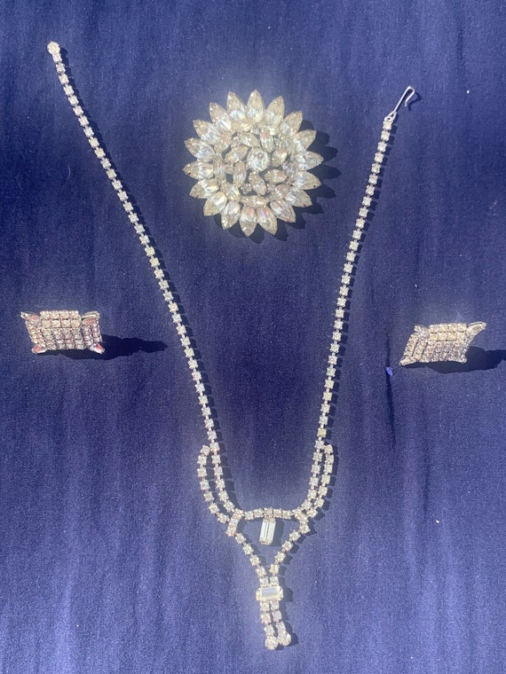 Faux Diamond jewelry set