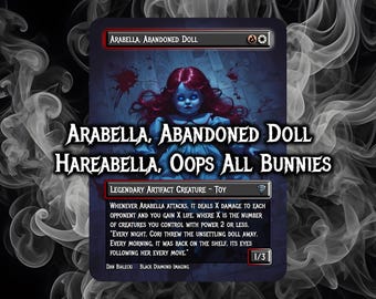 MTG Arabella Abandoned Doll Foil W/ Borders Regular Signed #24 No