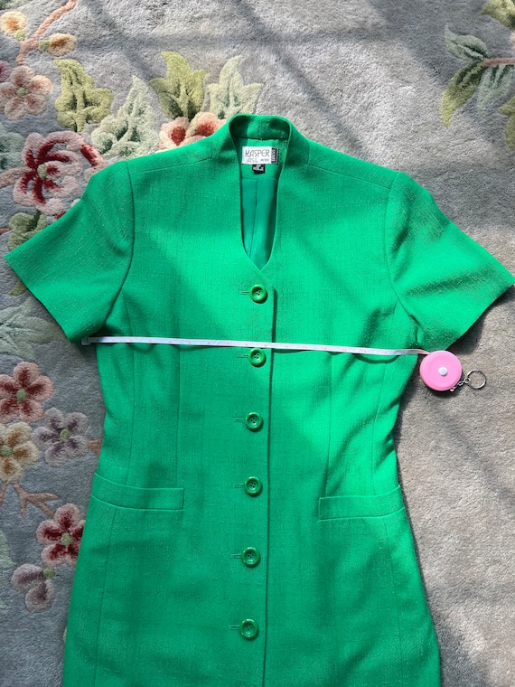 Vintage Green Kasper Holiday Season & Christmas Button Down Dress - Entrepreneurial - Etsy Vintage Green Kasper Holiday Season & Christmas Button Down Dress - Entrepreneurial - Etsy