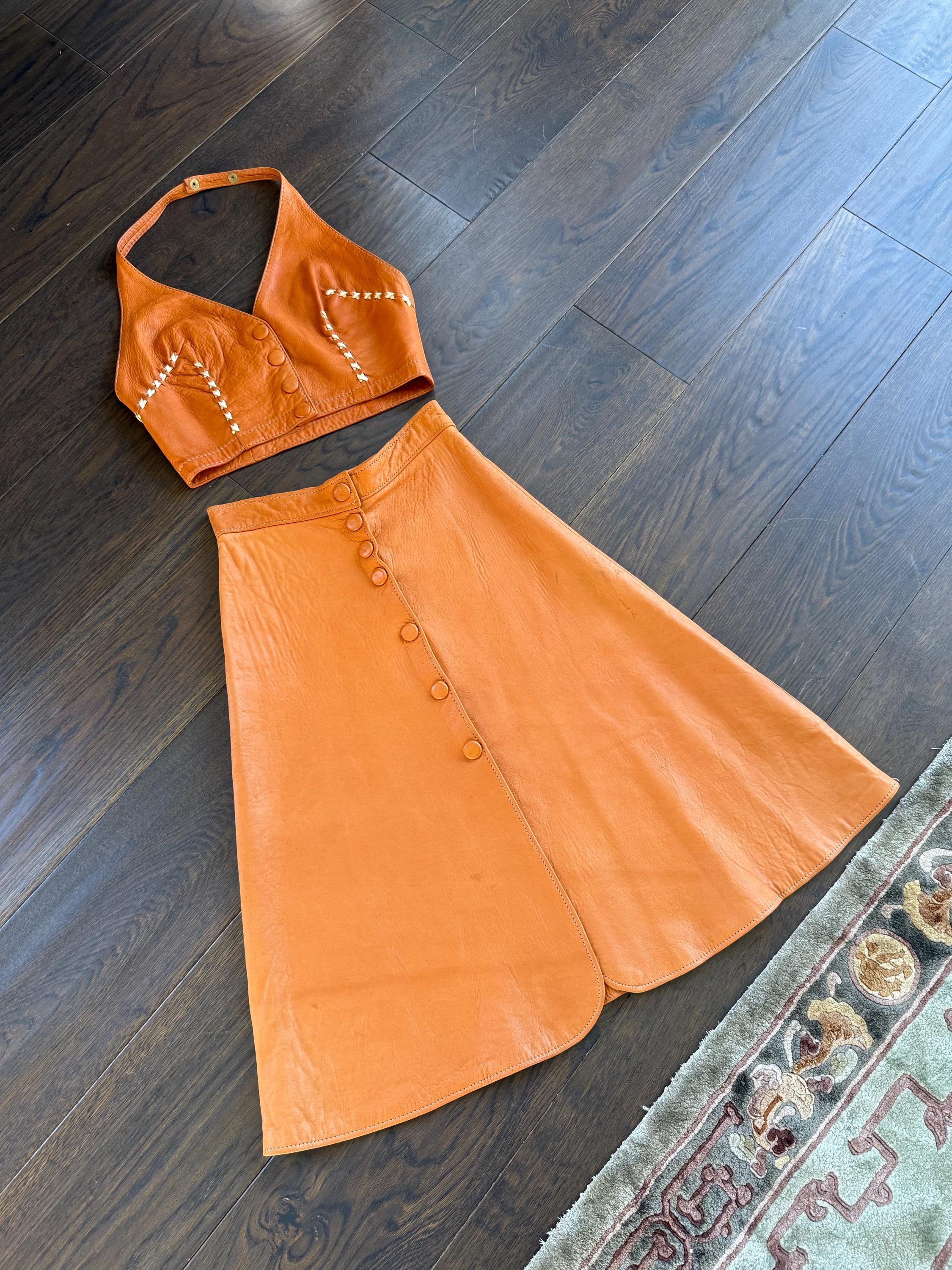 Printed Brown Halter Set