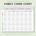 see more listings in the Family Chore Charts section